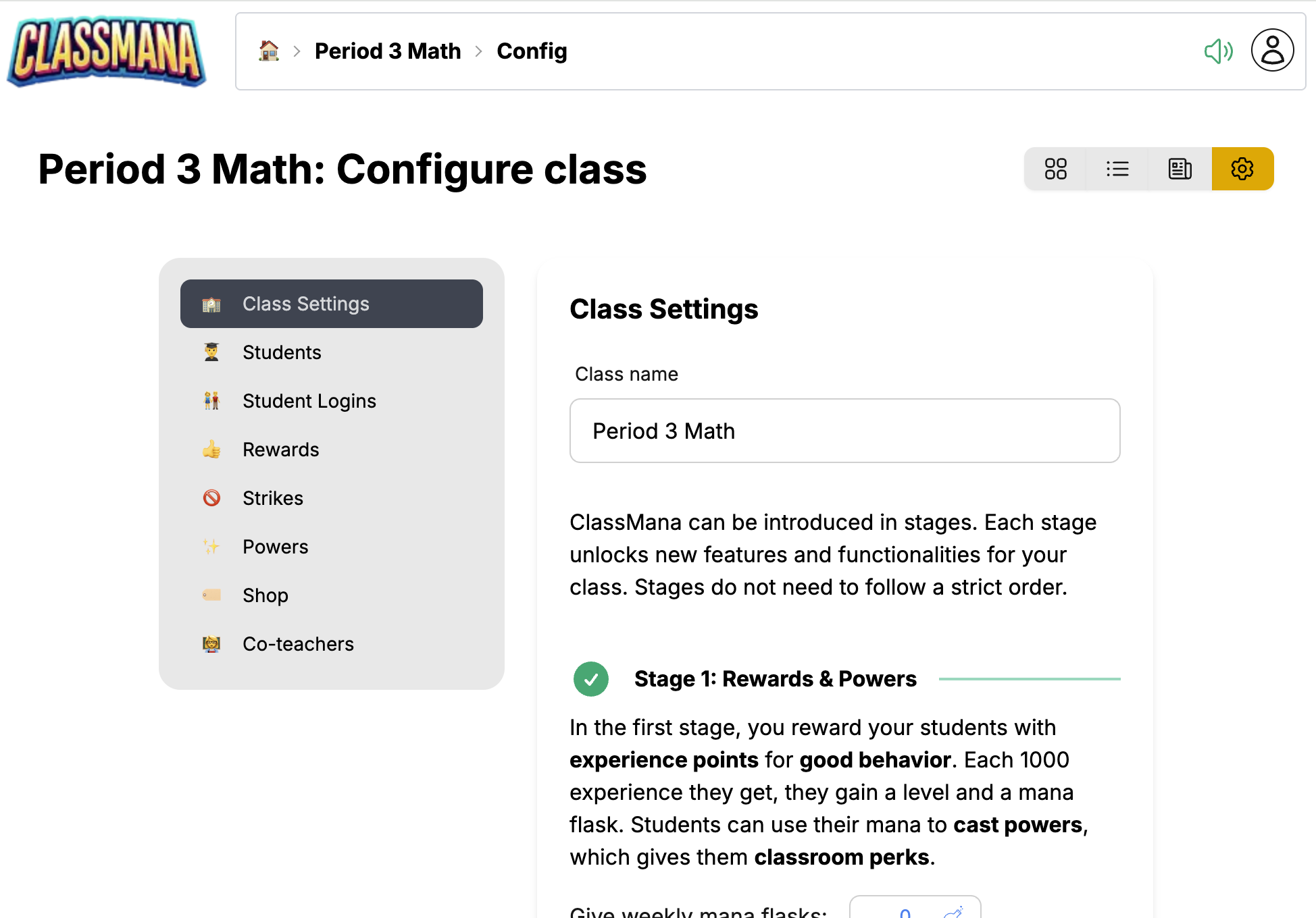 Prikaz konfiguracije