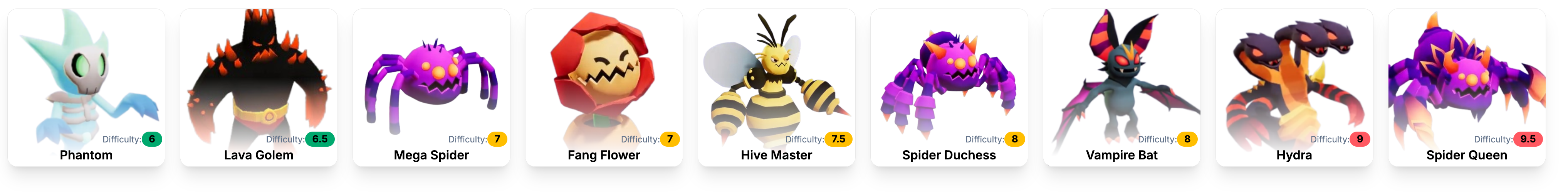 Zaslon odabira čudovišta