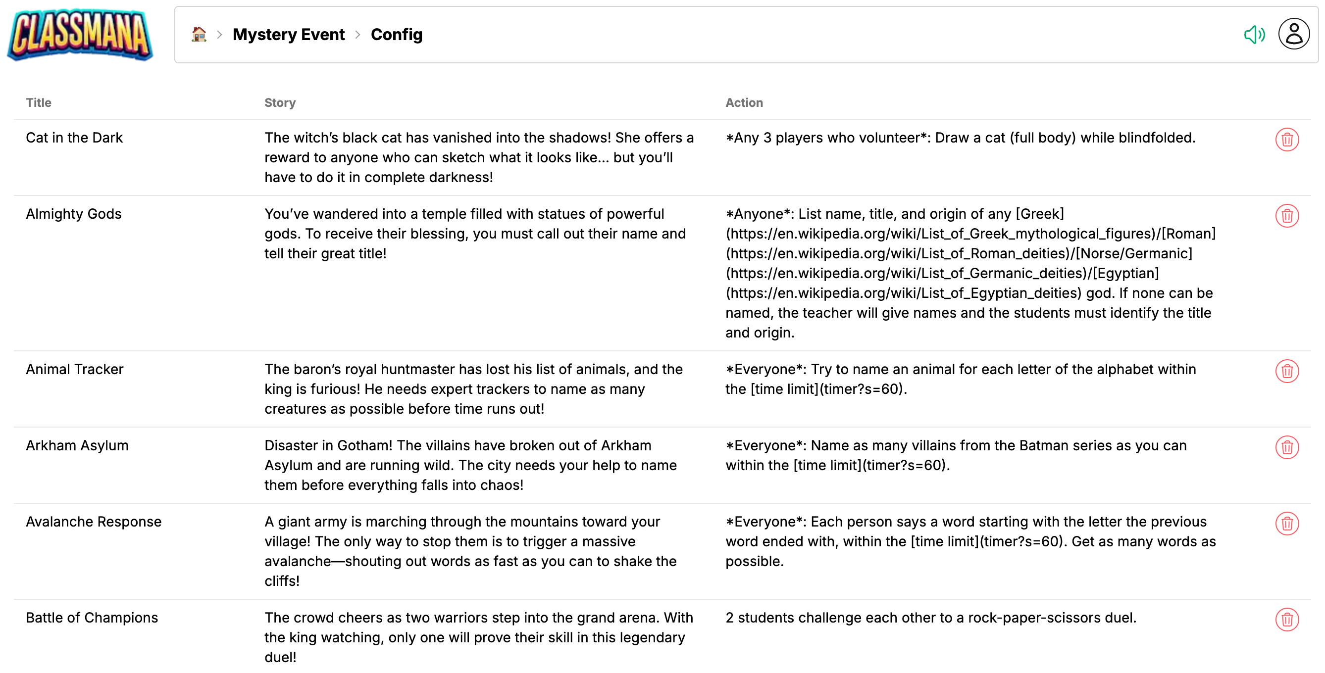 Konfiguracija Tajanstvenog Događaja